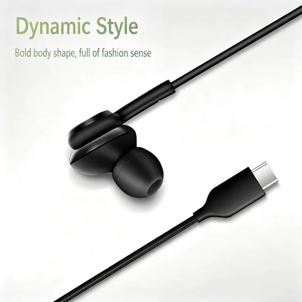 Wired In-Ear Earphones with Mic – 3.5mm & Type-C Jack Wired In-Ear Earphones PRIMED