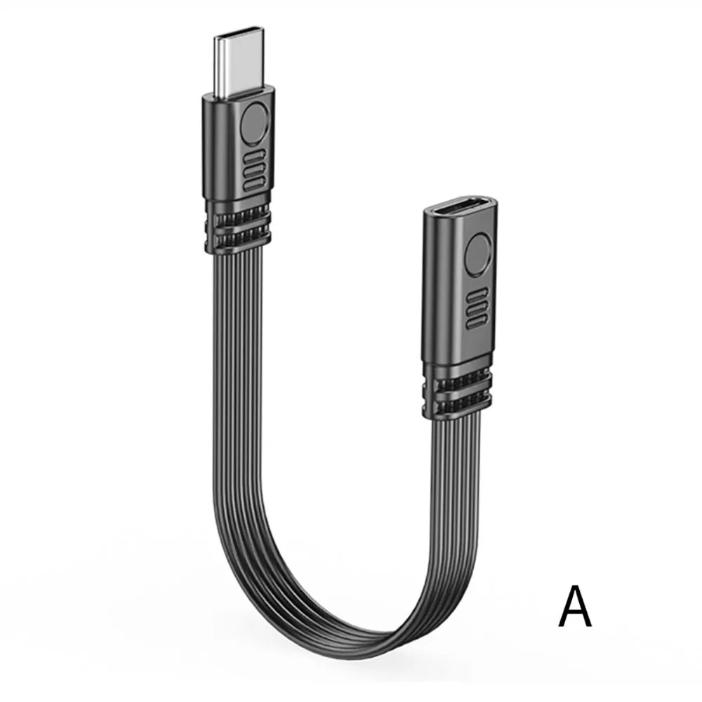 USB-C 90° Elbow Extension Cable – 45W & 480Mbps Data USB-C Extension Cable PRIMED I male to I female 50CM