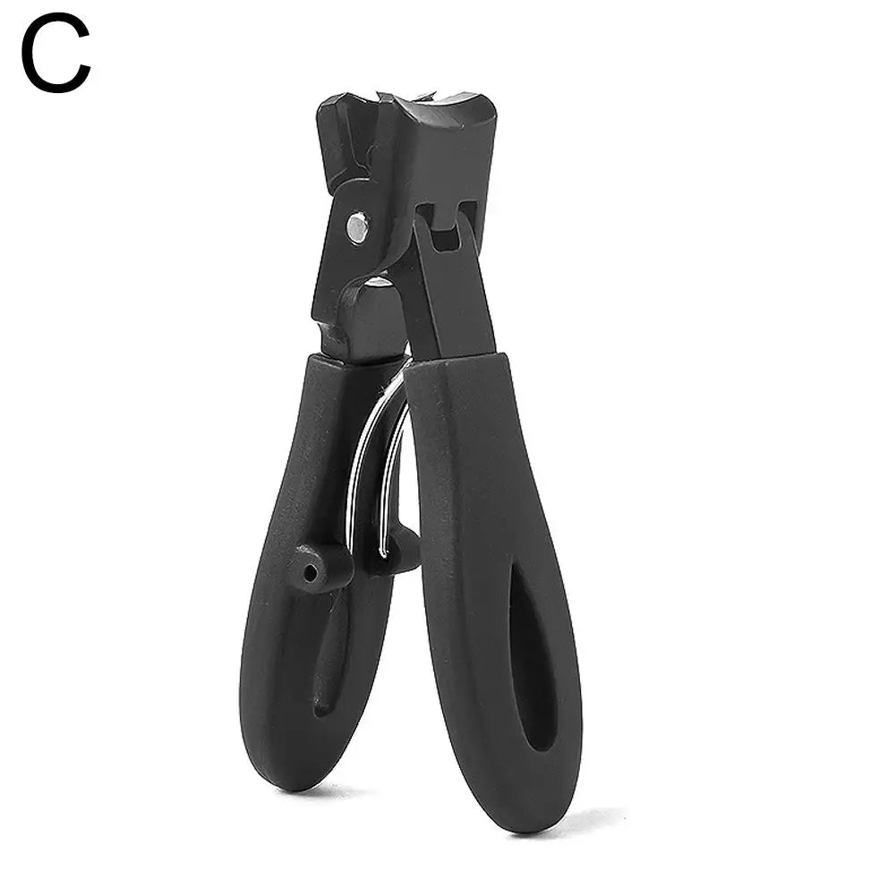 Wide Jaw Stainless Steel Nail Clipper – Anti-Splash Trimmer