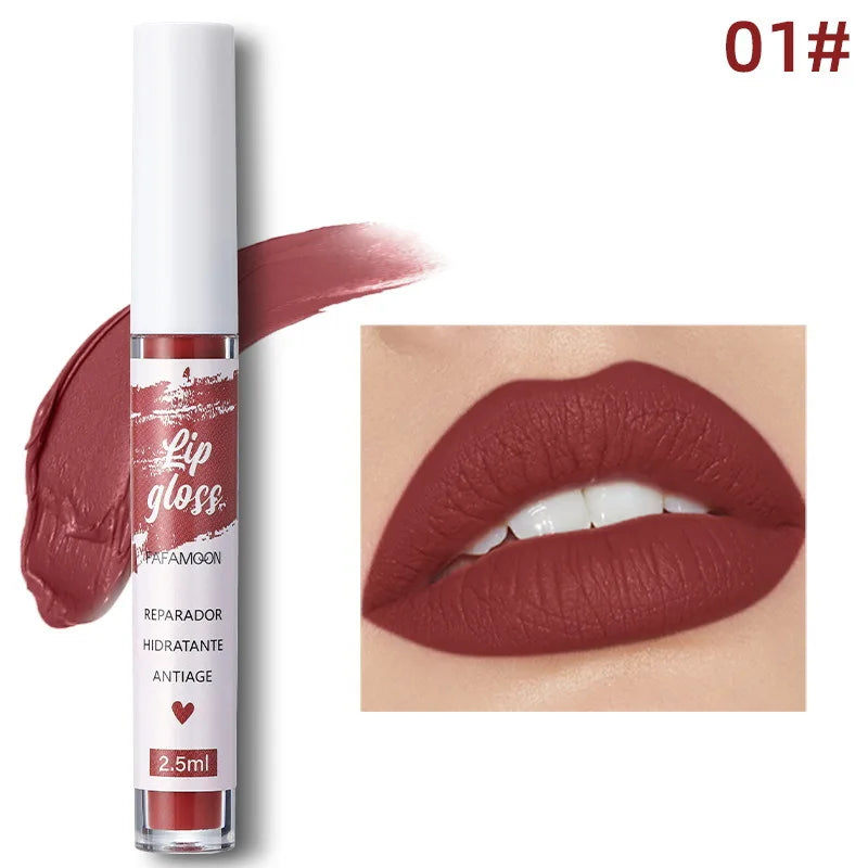 Korean Matte Liquid Lipstick – Waterproof Long-Lasting Lip Glaze Matte Liquid Lipstick PRIMED