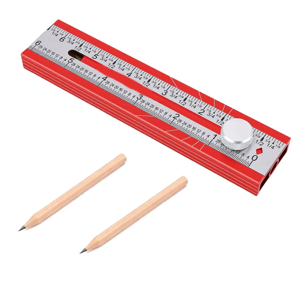Precision Folding Ruler – Multi-Angle Depth Gauge & Level Folding Measuring Ruler PRIMED
