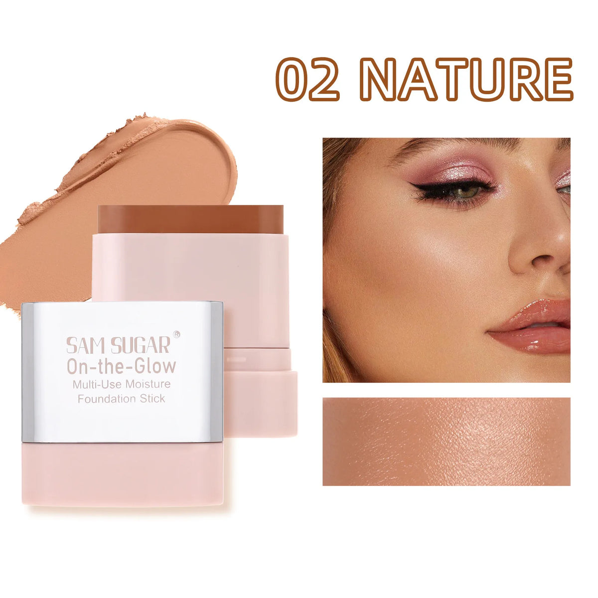 SAM SUGAR Oil Control Foundation Stick – Waterproof Concealer