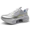 LETCOMFIT Carbon Plate Marathon Running Shoes – Unisex Marathon Running Shoes PRIMED 36 Silver