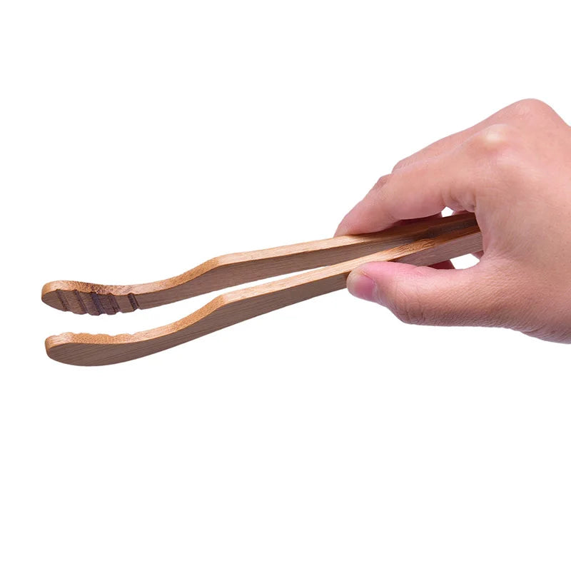 Bamboo Tea Tongs 17.7cm – Tea Clip, Sugar & Kitchen Tong