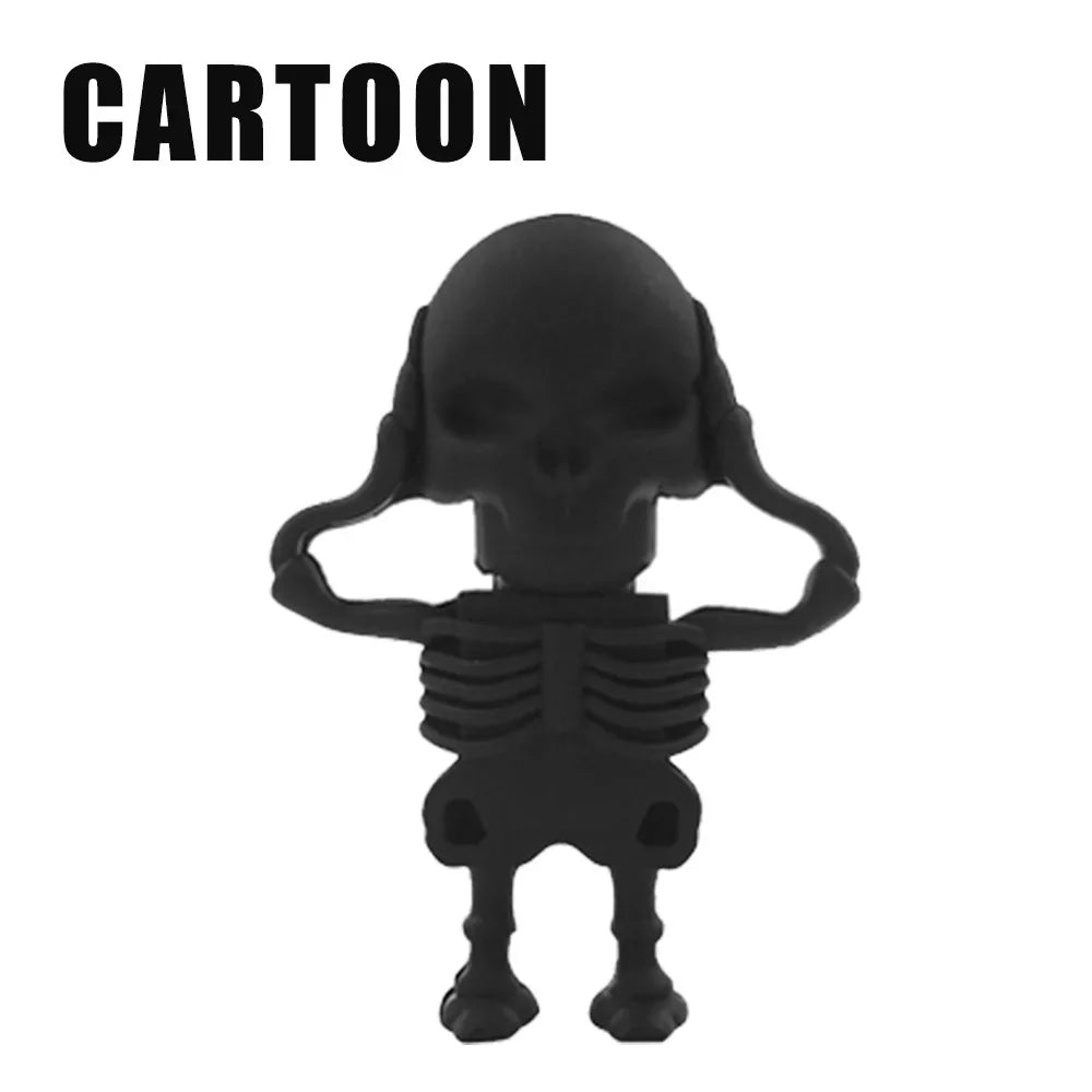 Skull USB Flash Drive 2.0 | 8GB–128GB Novelty Memory Stick USB Flash Drive PRIMED style1 32 GB