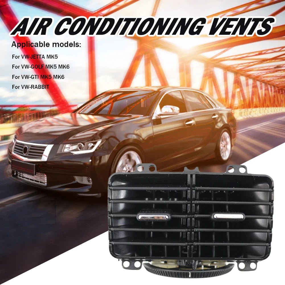 VW Jetta Golf Rabbit Rear A/C Vent Assembly 1KD819203A A/C Vent Assembly PRIMED