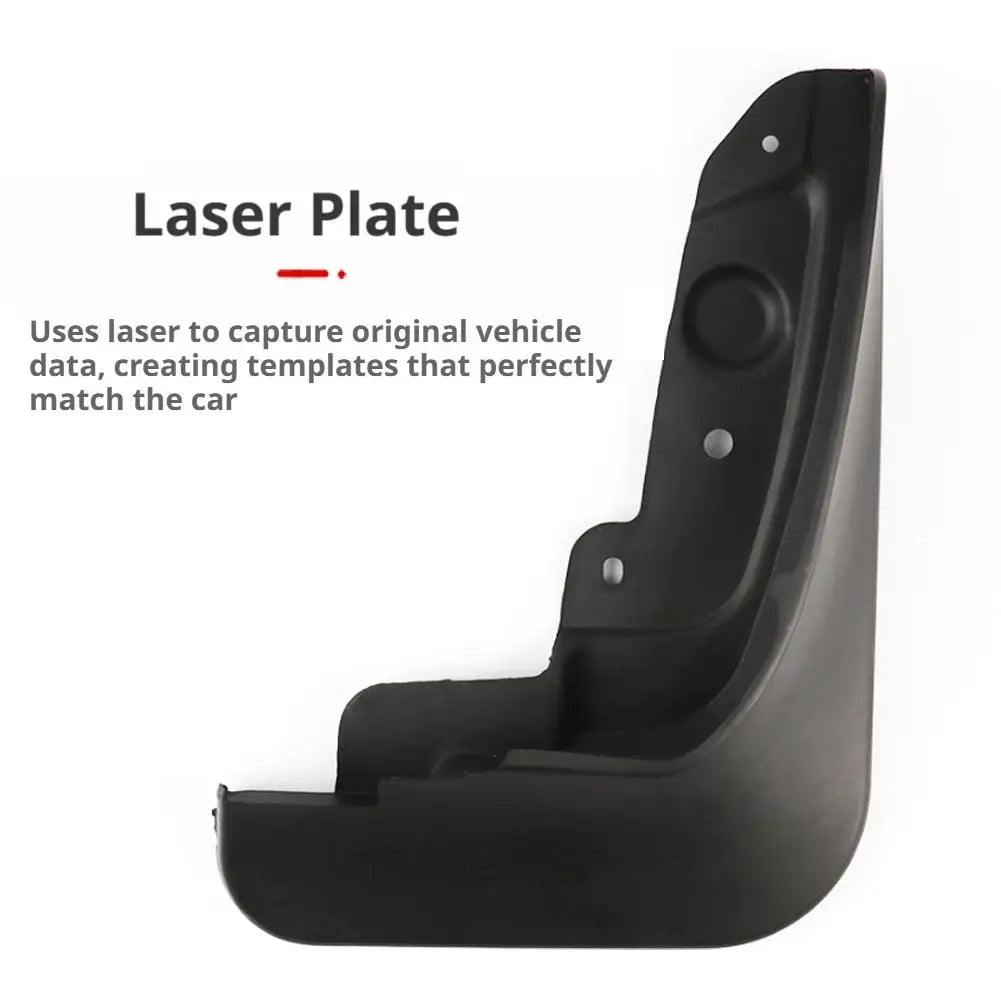 Tesla Model Y 2026 Mud Flaps – 4-Piece TPE Splash Guards