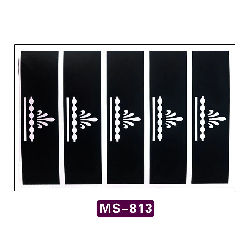 Hand Drawn Floral Temporary Tattoo Sticker – Cosmetic Grade Temporary Tattoo Sticker PRIMED L