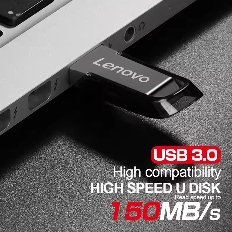 Lenovo USB 3.0 Metal Flash Drive 256GB 512GB 1TB 2TB USB Flash Drive PRIMED