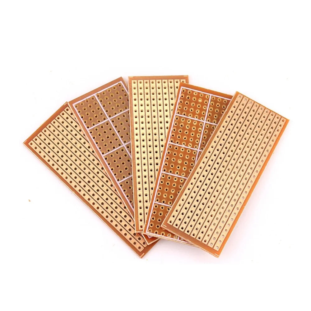 Single Side PCB Board 2.5x6.4cm DIY Matrix Circuit 5/10PCS PCB Prototype Board PRIMED