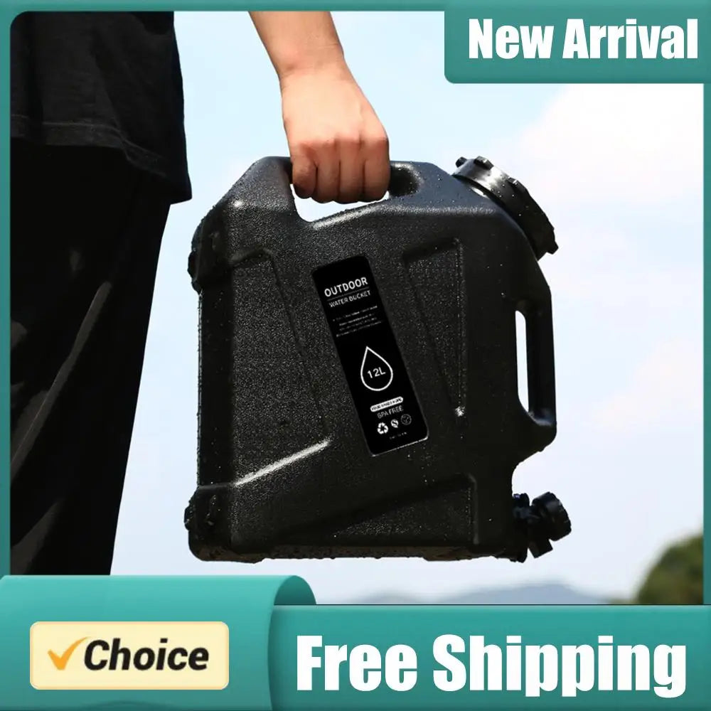 12L Camping Water Container with Spigot | Portable Dispenser Camping Water Container PRIMED