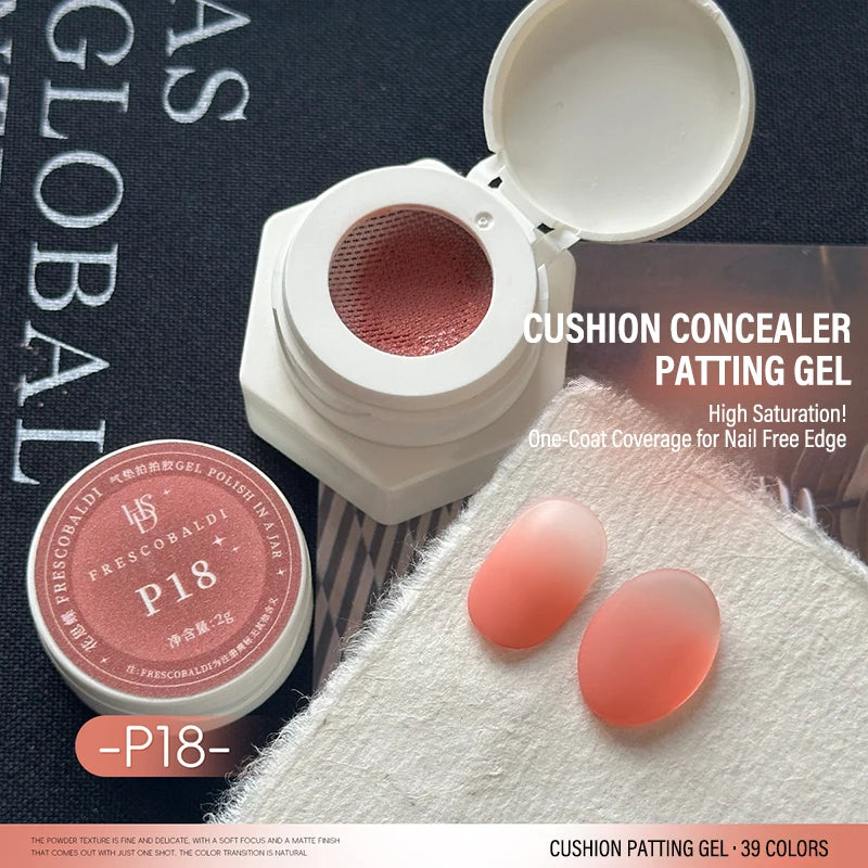39-Color No-Wipe Cushion Patting Gel – Gradient UV Nail Polish