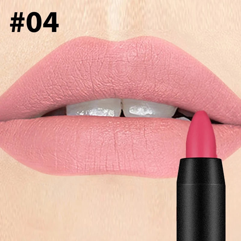 Velvet Matte Lipstick – 19 Shades, Long-Wear & Moisturizing
