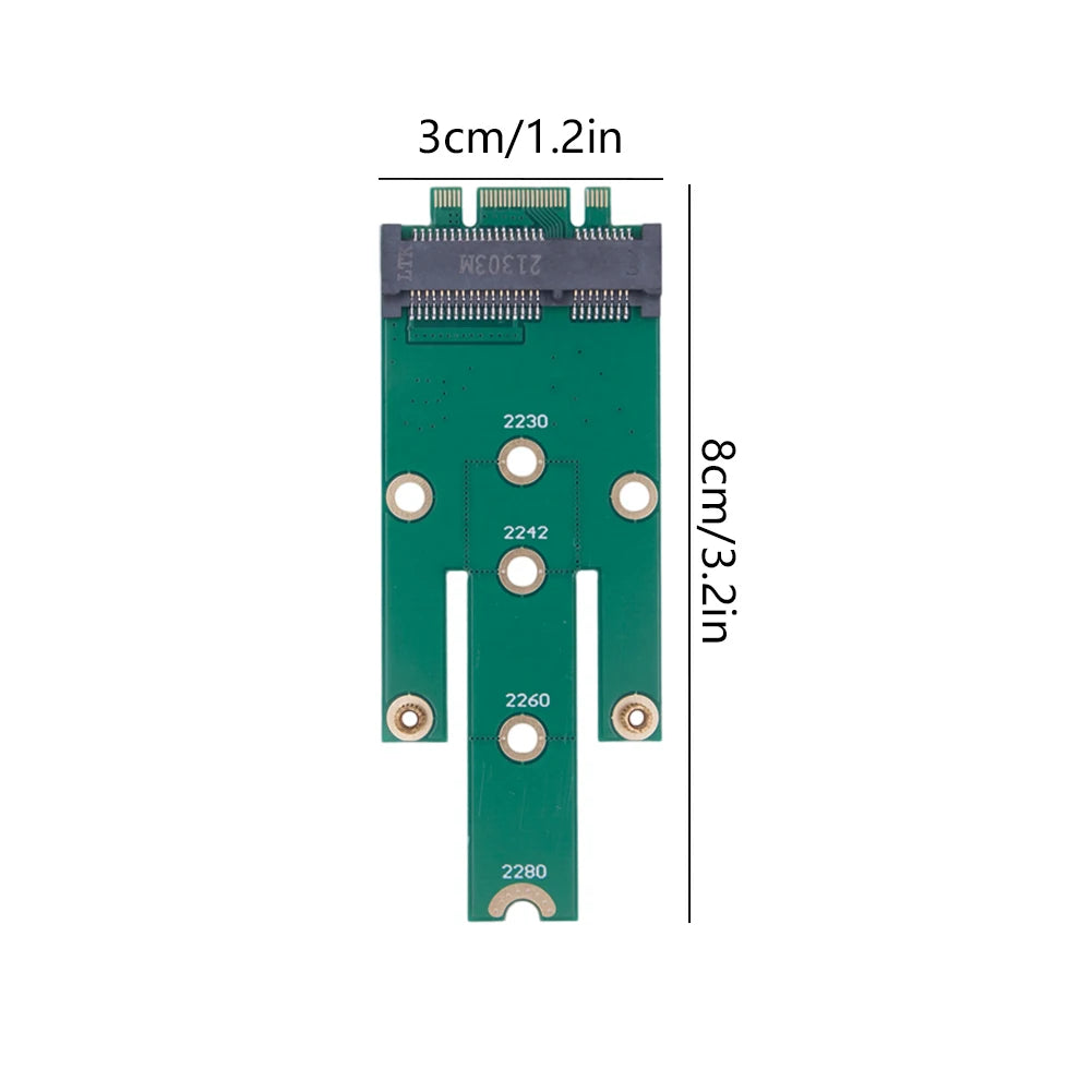 mSATA to M.2 NGFF SSD Adapter Card | 2242/2260/2280 SSD Adapter Card PRIMED