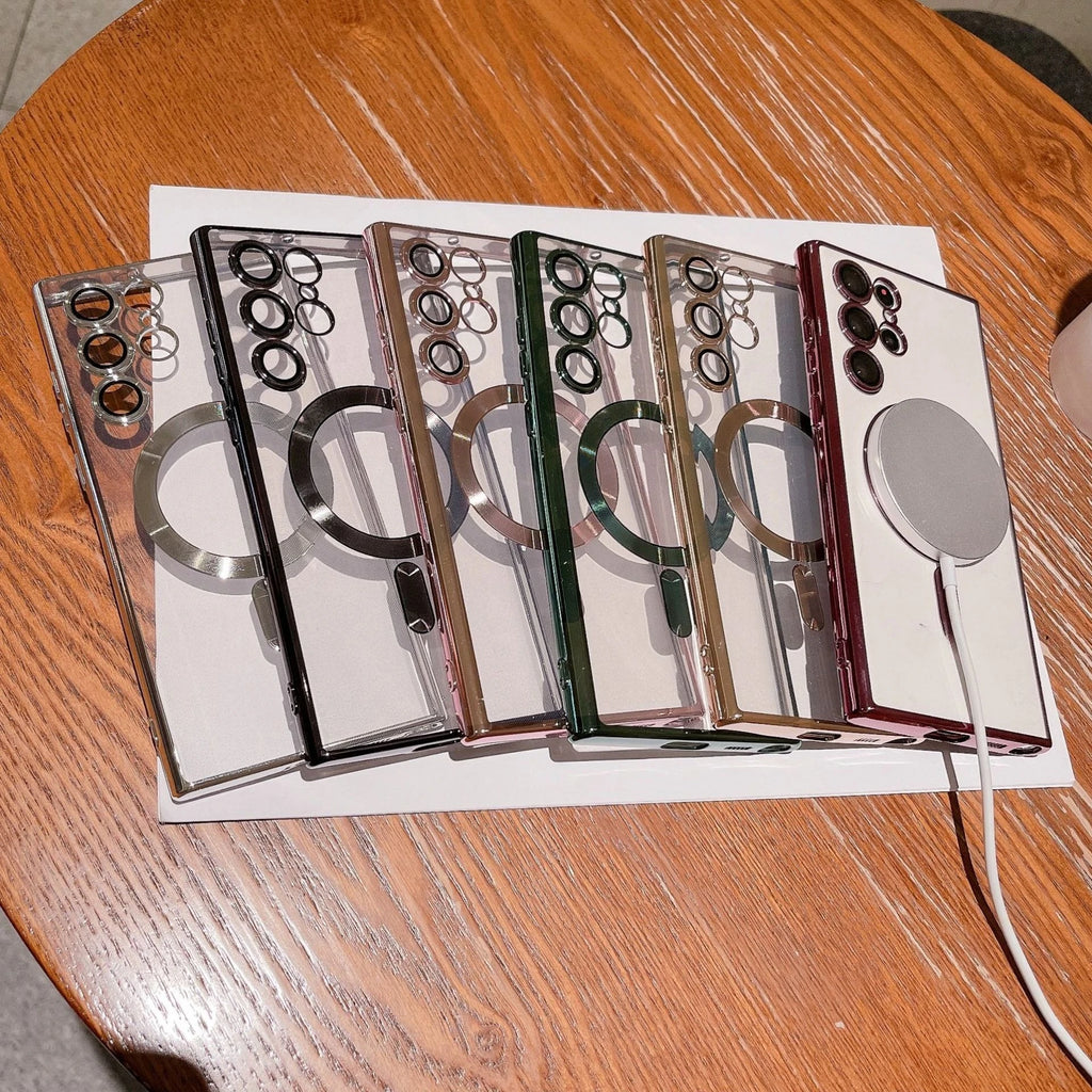 Magnetic MagSafe Samsung Galaxy Clear Case | Wireless Charging Magnetic Phone Case PRIMED