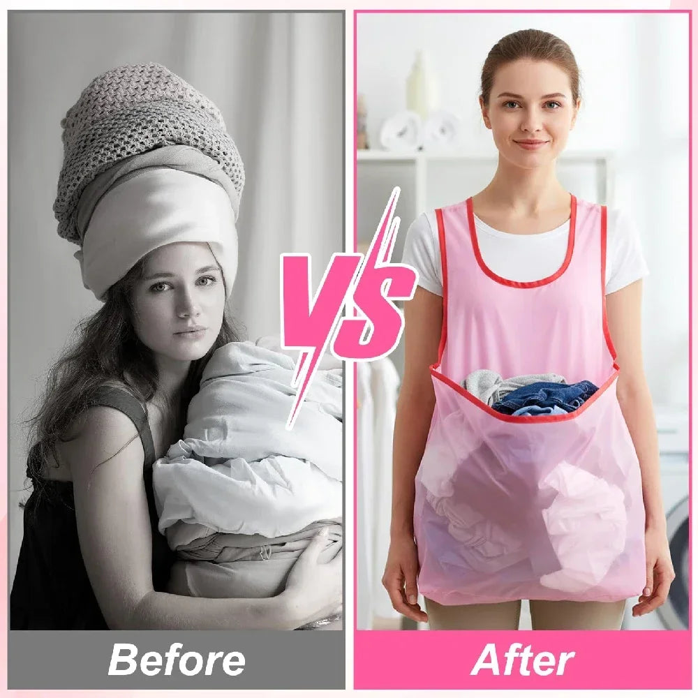 Women's Cross-Back Waterproof Laundry Apron | Large Pocket