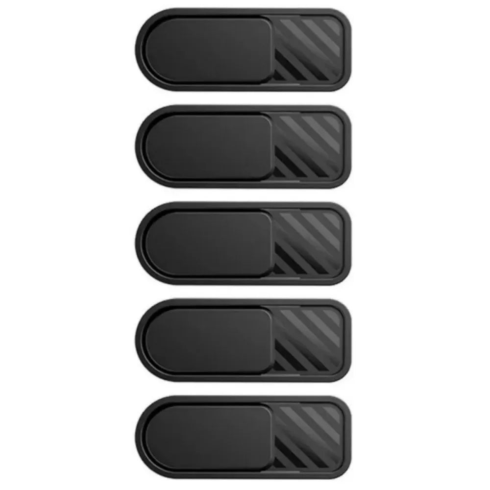 Sliding Webcam Camera Lens Cover – Privacy Blocker for Laptop & Phone Webcam Privacy Cover PRIMED Black-5Pcs