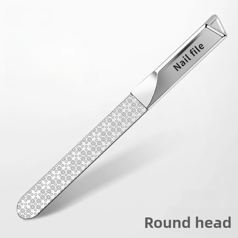 Stainless Steel Double-Sided Nail File & Buffer | Ouriner
