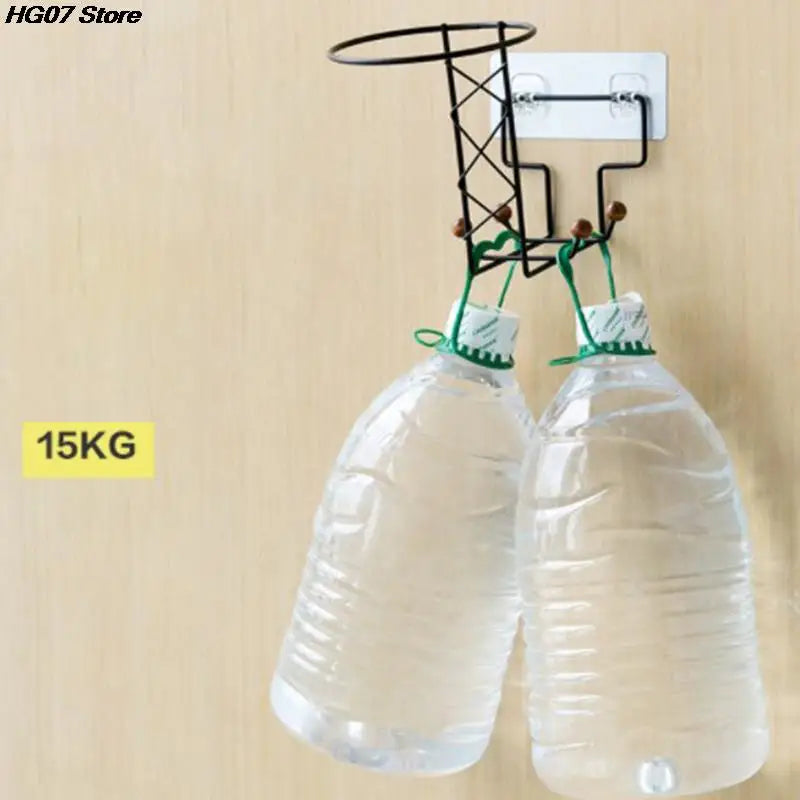 Wall-Mounted Helmet & Hat Holder – 4-Hook Storage Rack