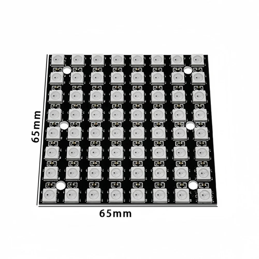 WS2812B 8x8 RGB LED Matrix Module – 64 Addressable Pixels RGB LED Matrix Module PRIMED