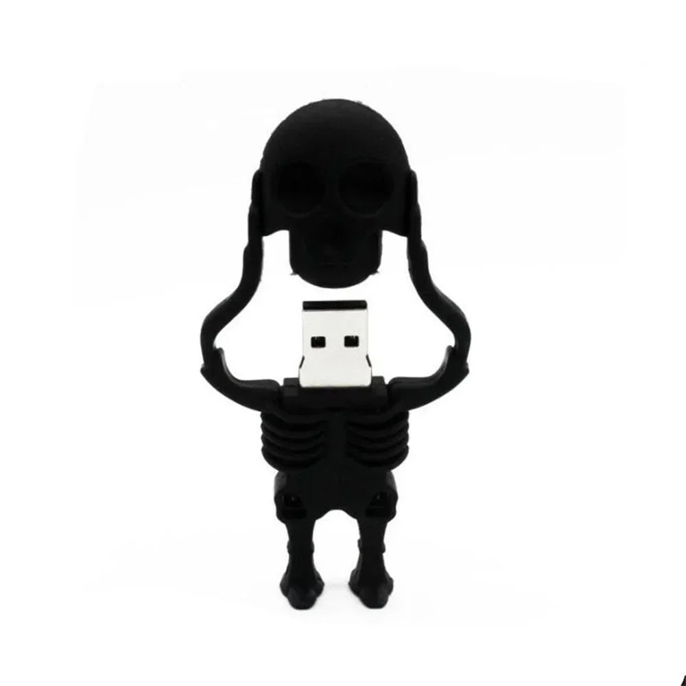 JASTER Skull USB Flash Drive 64GB | Novelty Pen Drive Gift