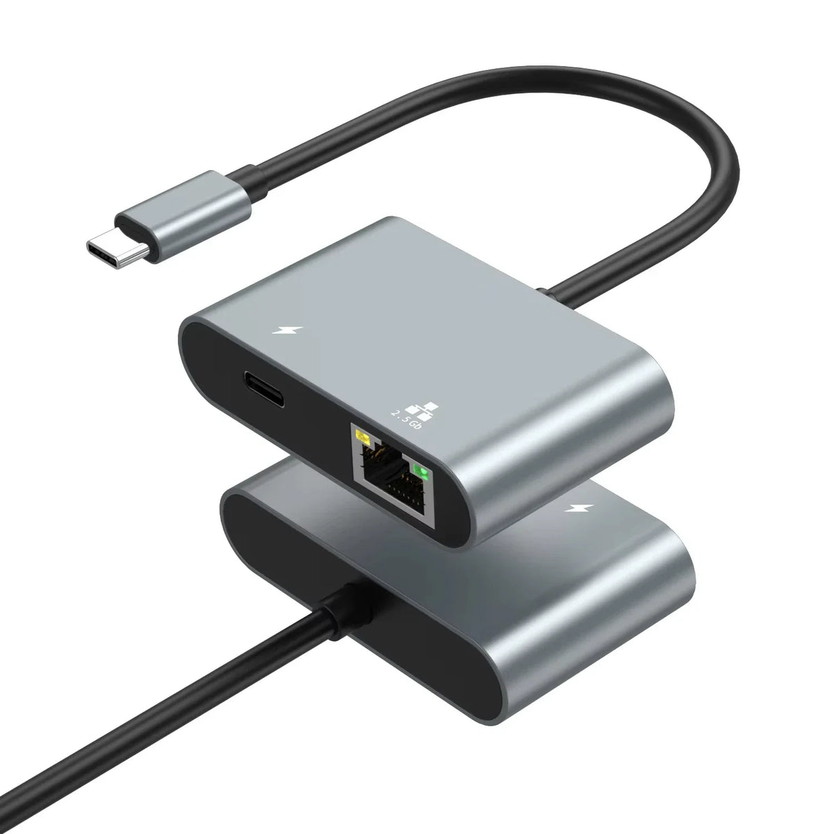 USB-C 2.5Gbps Ethernet Adapter | Driver-Free RJ45 Network Card USB-C Network Adapter PRIMED 2.5G PD 100W