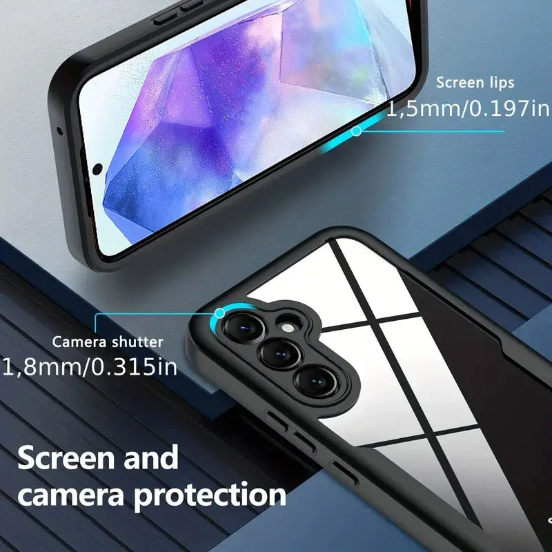 360° Shockproof Full Cover Case for Samsung Galaxy A Series Phone Protection Case PRIMED