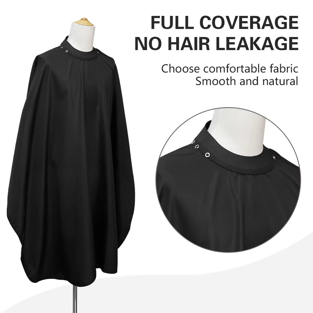 Silicone Hair Cutting Cape – Waterproof Barbershop Collar Apron Hair Cutting Cape PRIMED