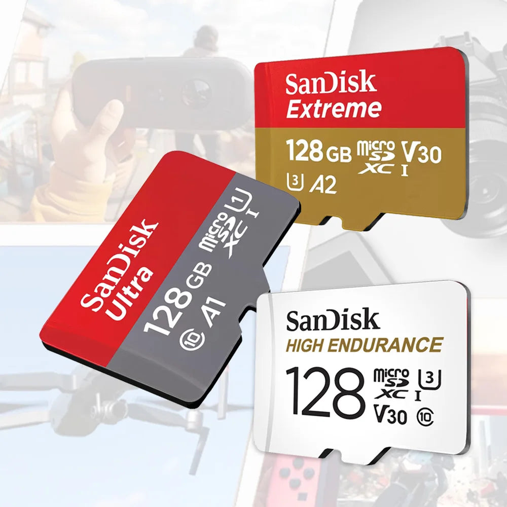 SanDisk Extreme MicroSD Card 32GB–1TB U3 V30 A2 4K UHD MicroSD Memory Card PRIMED