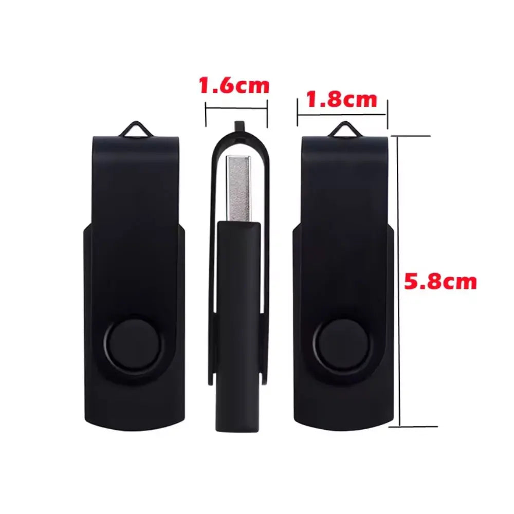 100PCS Custom Logo Metal USB Flash Drives Bulk 128MB–128GB Bulk USB Flash Drive PRIMED