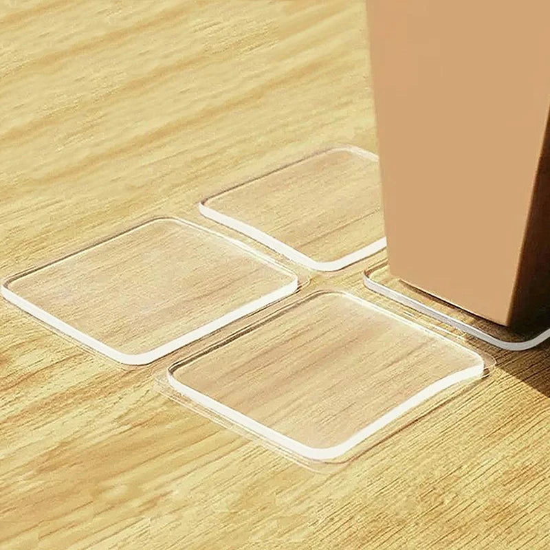 Silicone Non-Slip Pads 4/12 Pcs – Anti-Vibration Grip Mat