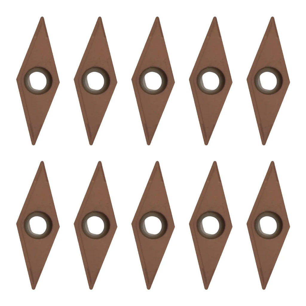 VCMT160404 Carbide Turning Inserts 10pcs – Indexable Lathe Carbide Turning Inserts PRIMED