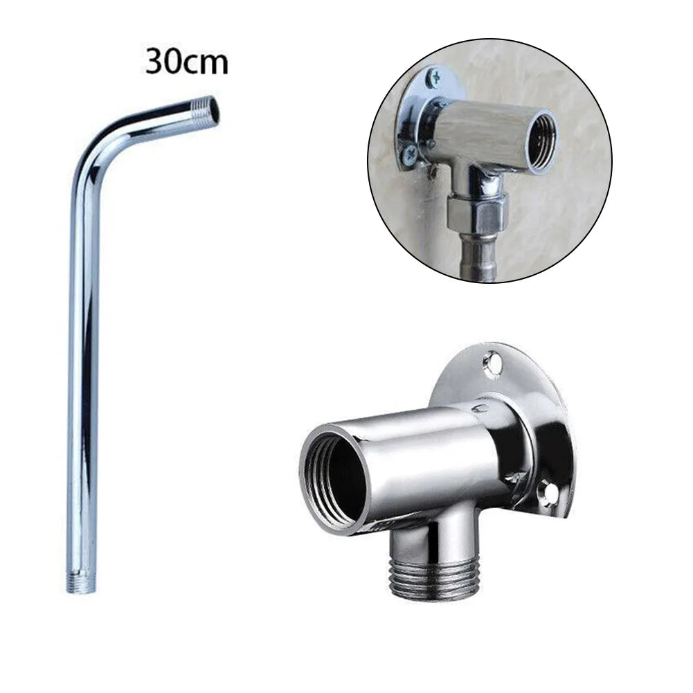 Stainless Steel Shower Arm Extension – Wall Mount Chrome