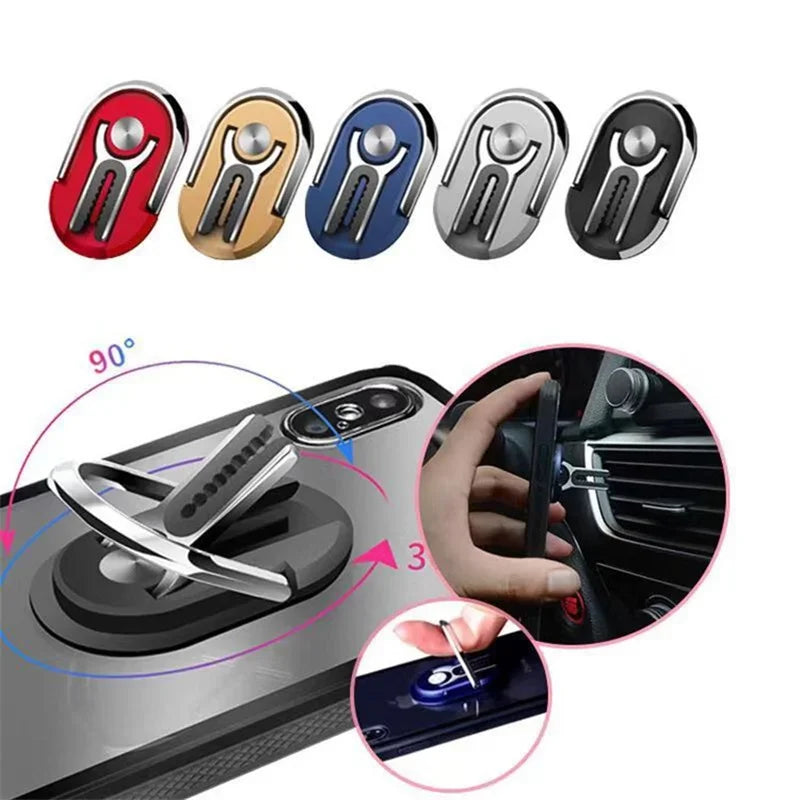 Universal Foldable Finger Ring Phone Holder & Car Vent Stand Phone Ring Holder PRIMED