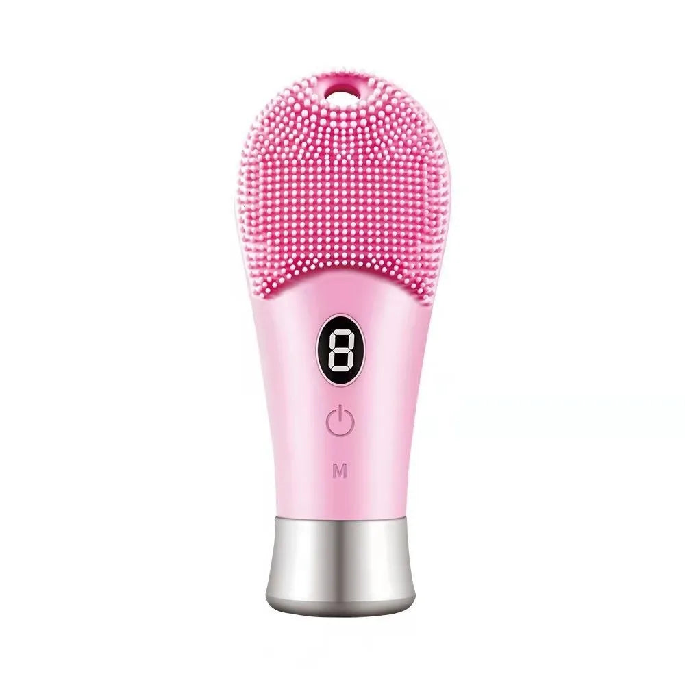 Silicone Electric Sonic Face Scrubber | 9-Speed Ultrasonic Brush