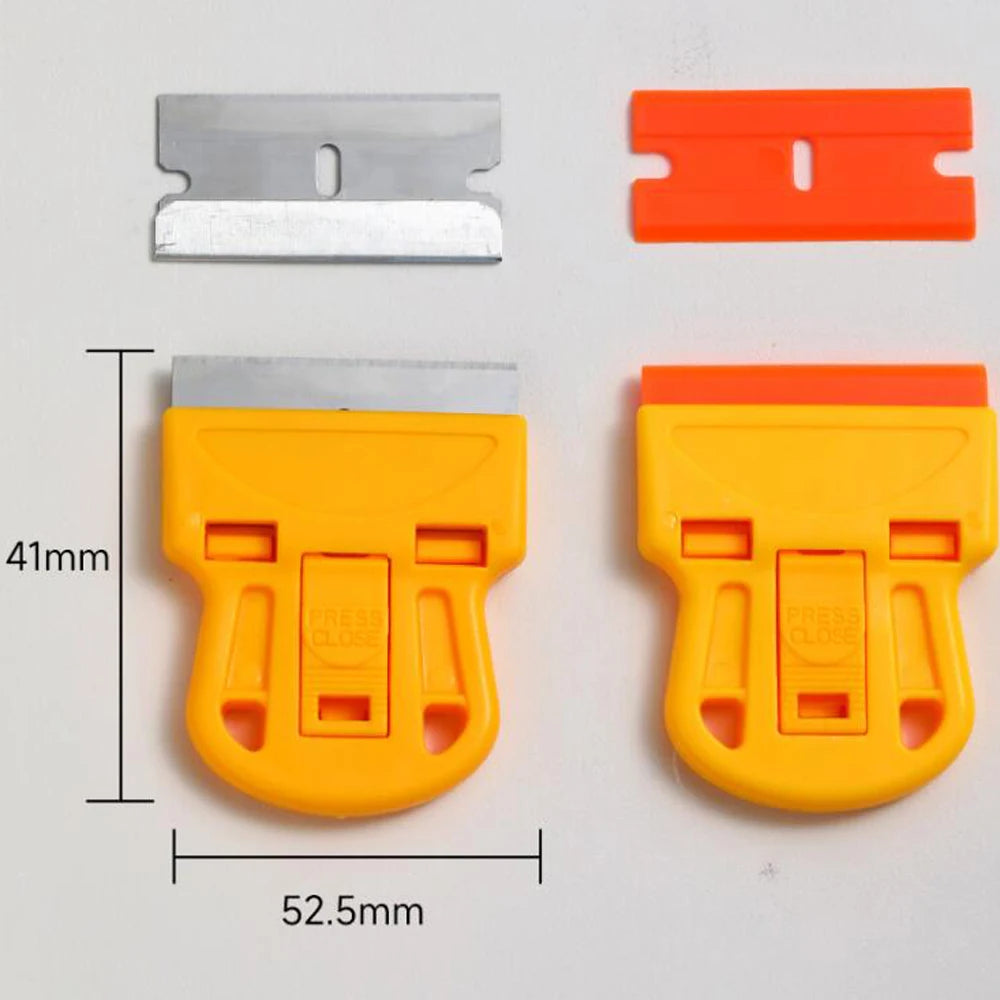 Nail Art Stamping Scraper & Silicone Glue Removal Spatula