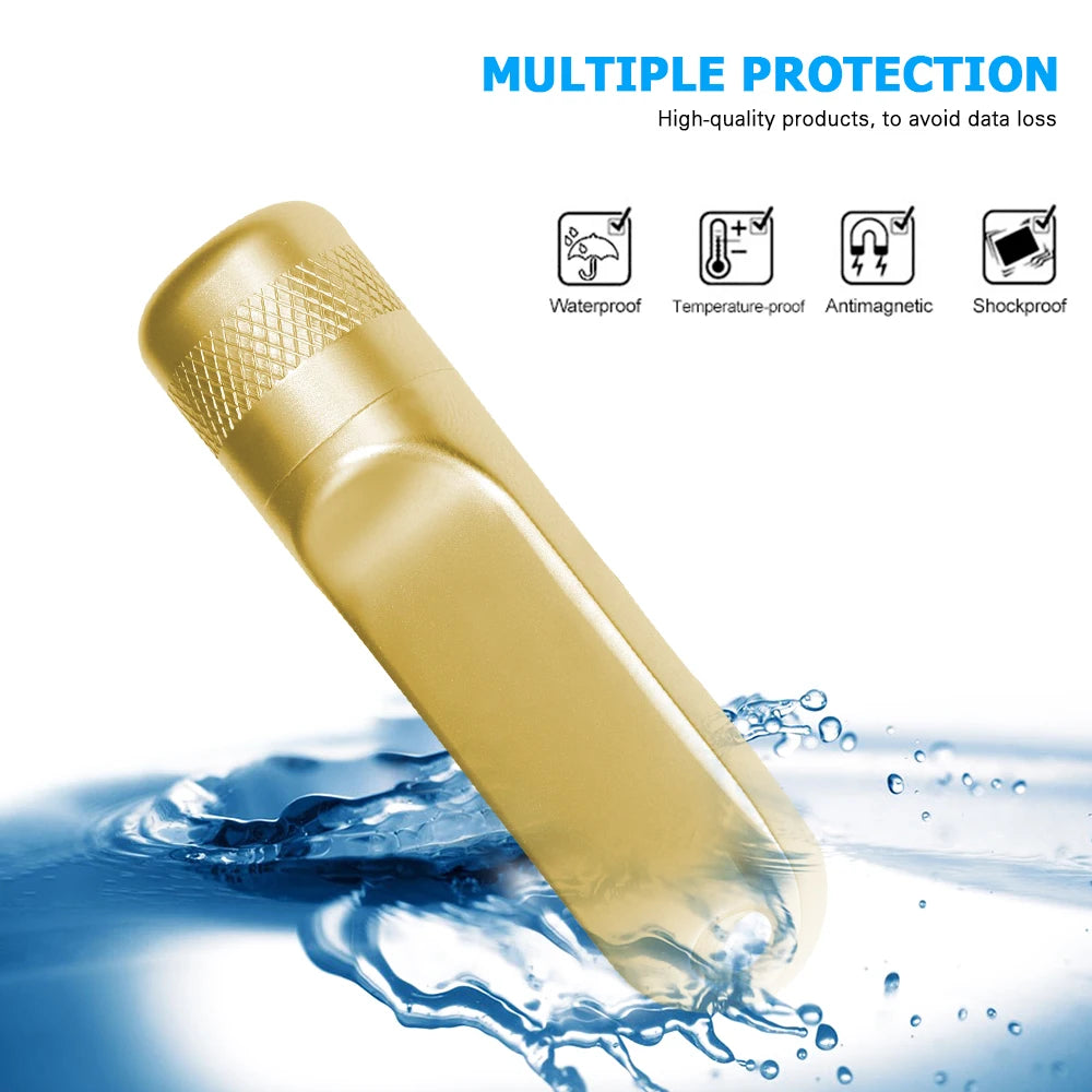 KAWEIDA Metal USB Flash Drive 4GB–128GB | Waterproof Pen Drive USB Flash Drive PRIMED