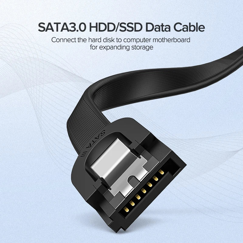UGREEN SATA 3.0 Cable 6Gbps – HDD SSD Straight Right-Angle SATA Data Cable PRIMED