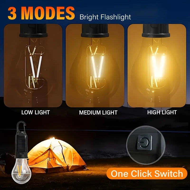 Solar USB Rechargeable LED Camping Lantern | 3 Modes Solar Camping Lantern PRIMED