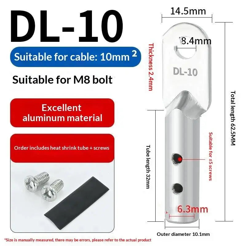 Screw-Type Copper & Aluminum Cable Lug Crimp Terminal