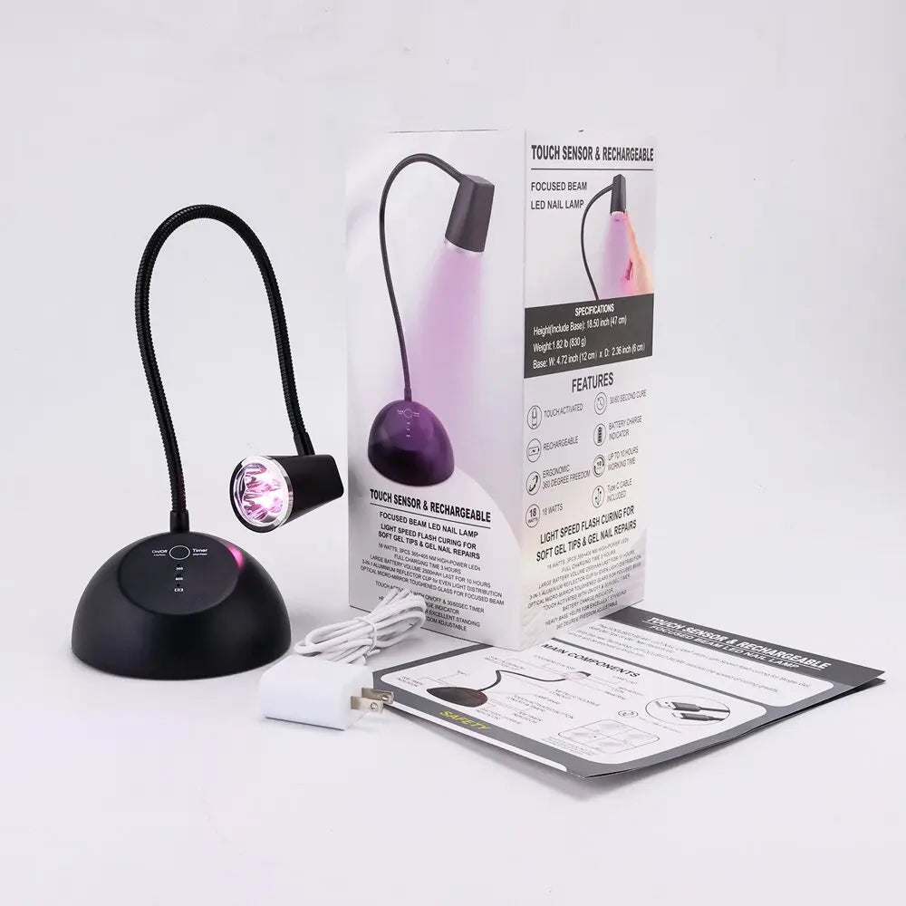 Portable UV LED Nail Lamp Dryer | USB Rechargeable Gel Light UV LED Nail Lamp PRIMED