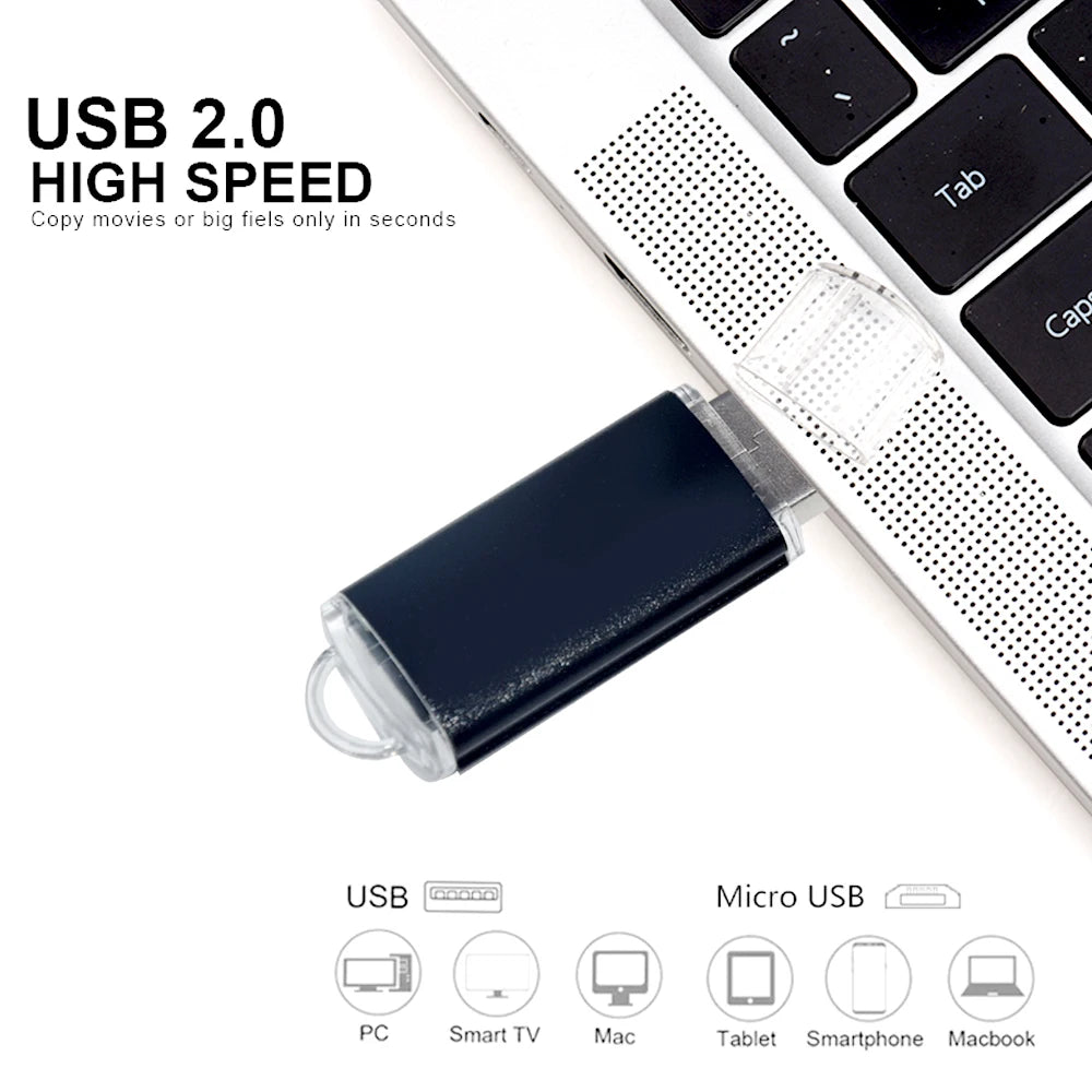 Custom Logo Metal USB Flash Drive | Wedding & Gift Bulk Custom USB Flash Drive PRIMED