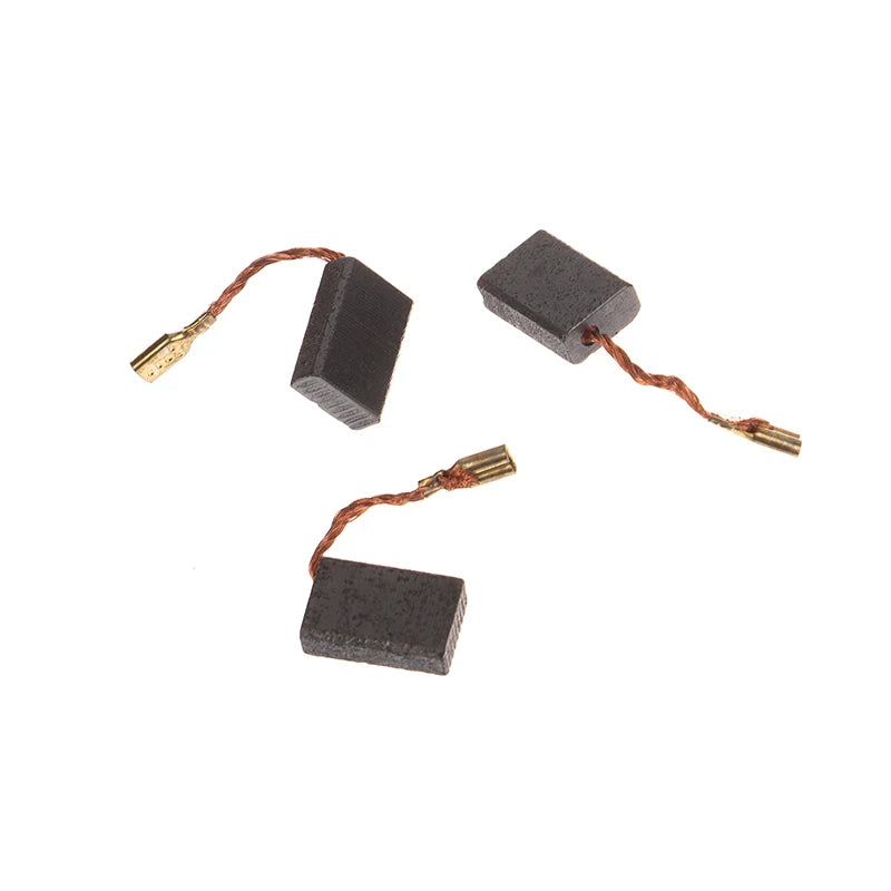 10Pcs 5×10×15mm Graphite Carbon Brushes for Angle Grinders Carbon Brush Set PRIMED 10PCS