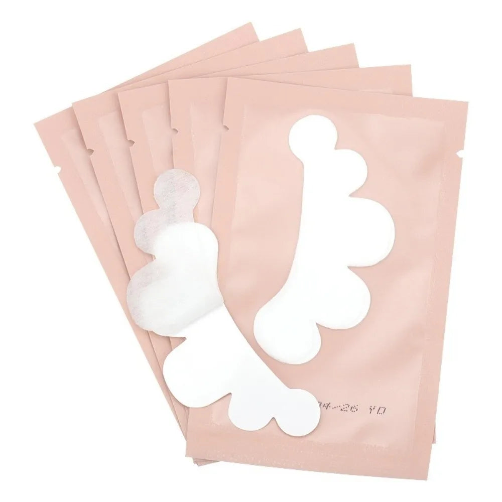 50 Pairs Hydrogel Under Eye Pads – Cloud Shape Lash Patches Lash Extension Pads PRIMED 50PCS-Pink