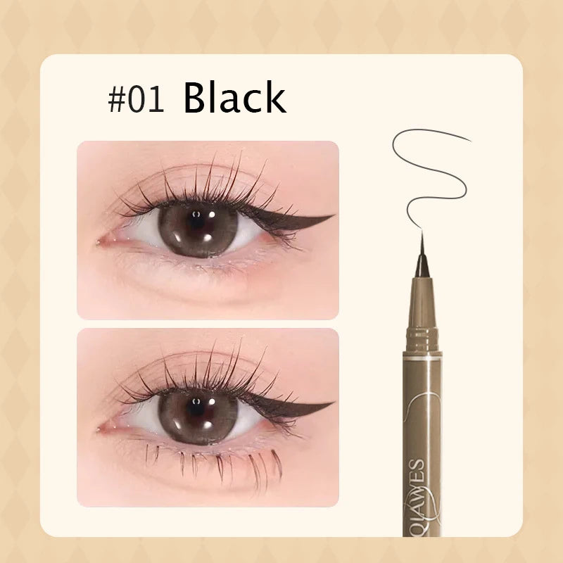 SWEET MINT 0.05mm Waterproof Liquid Eyebrow & Eyeliner Pen Liquid Eyebrow Pen PRIMED 01-QIAWSE