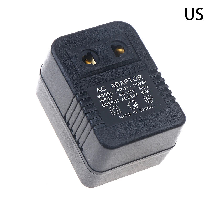 50W Voltage Converter 220V to 110V – EU US Travel Adapter Voltage Converter PRIMED US 110 to 220V