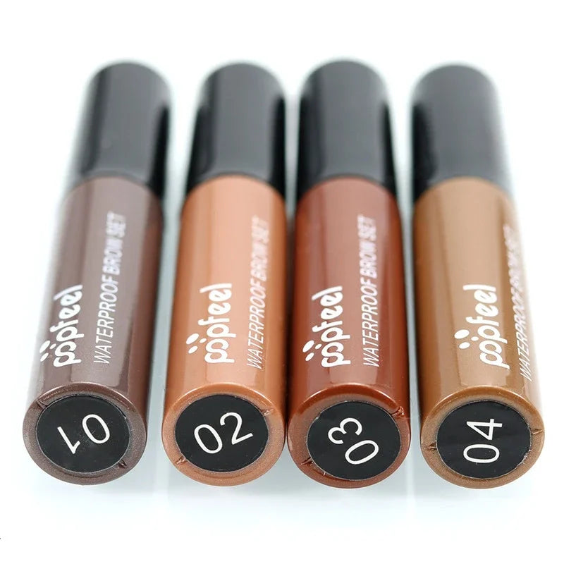 Waterproof 3D Fiber Brow Gel – 24Hr Smudge-Proof Eyebrow Enhancer Eyebrow Gel PRIMED