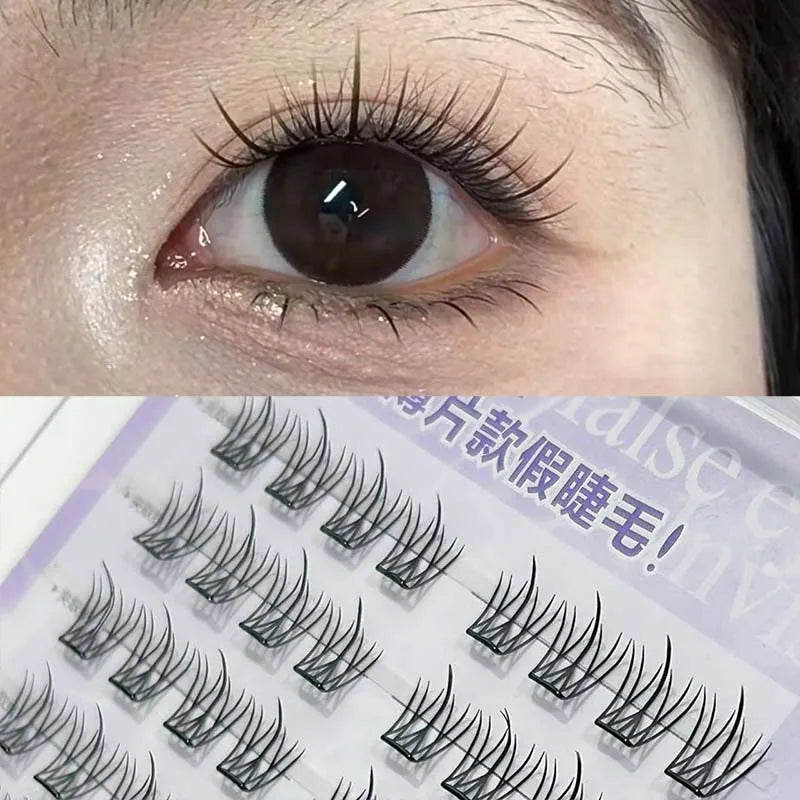 DIY Cluster Lashes – Glue-Free Natural False Eyelashes False Eyelashes PRIMED 05