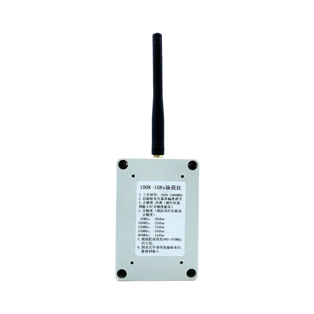 RF Field Strength Signal Level Meter 100–1000 MHz + Antenna RF Signal Meter PRIMED