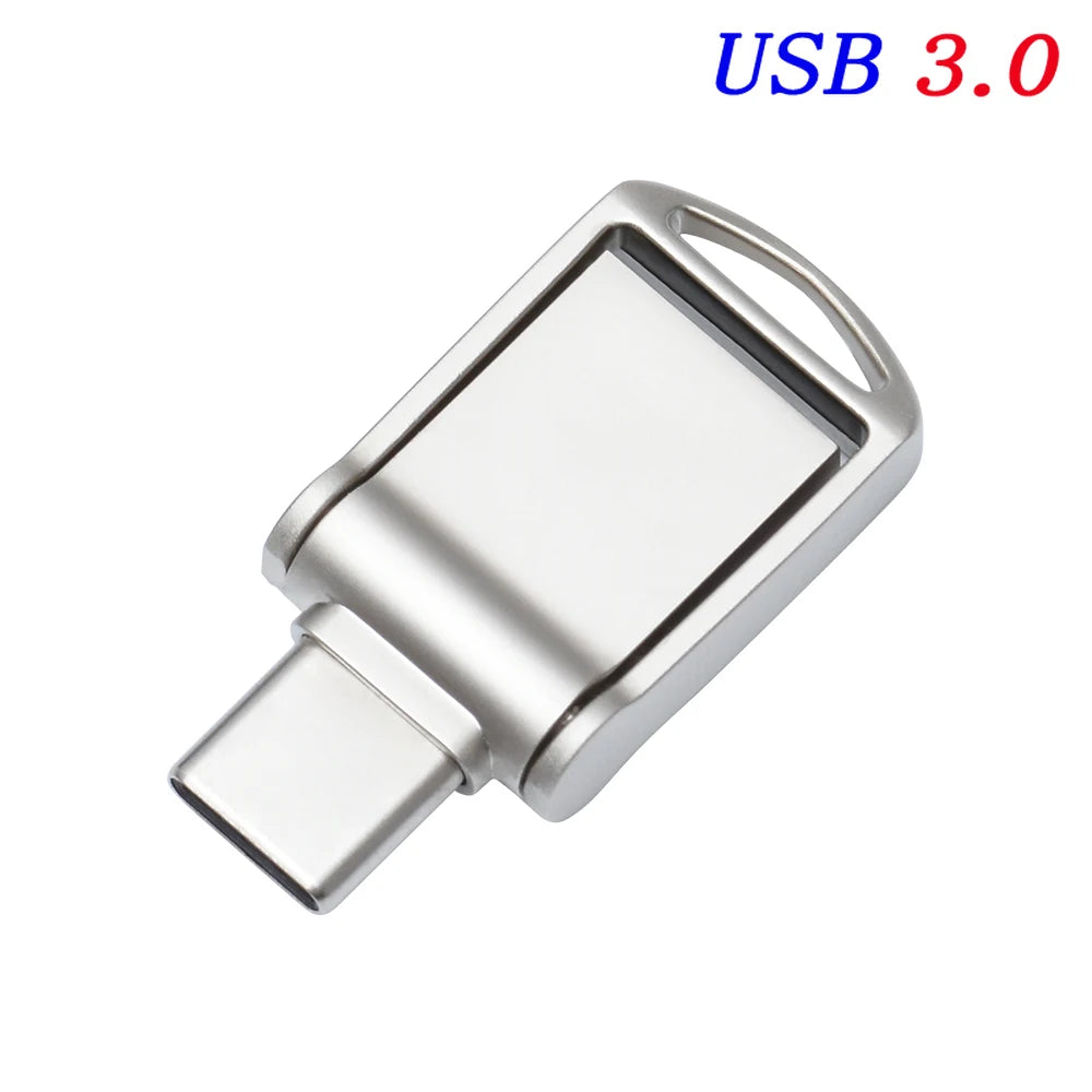 JASTER Metal Type-C USB 3.0 Flash Drive 16GB–128GB USB Flash Drive PRIMED 8 GB Silver China Mainland